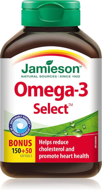 Jamieson Omega-3 Select 1,000 mg - 200 Softgels