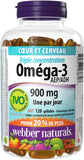 Webber Naturals Omega-3 Triple Strength 900 mg - 120 Enteric Softgels