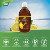 NutraSea Omega-3 Liquid, Zesty Lemon - 500 mL