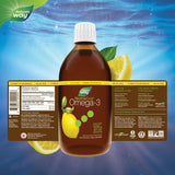 NutraSea Omega-3 Liquid, Zesty Lemon - 500 mL